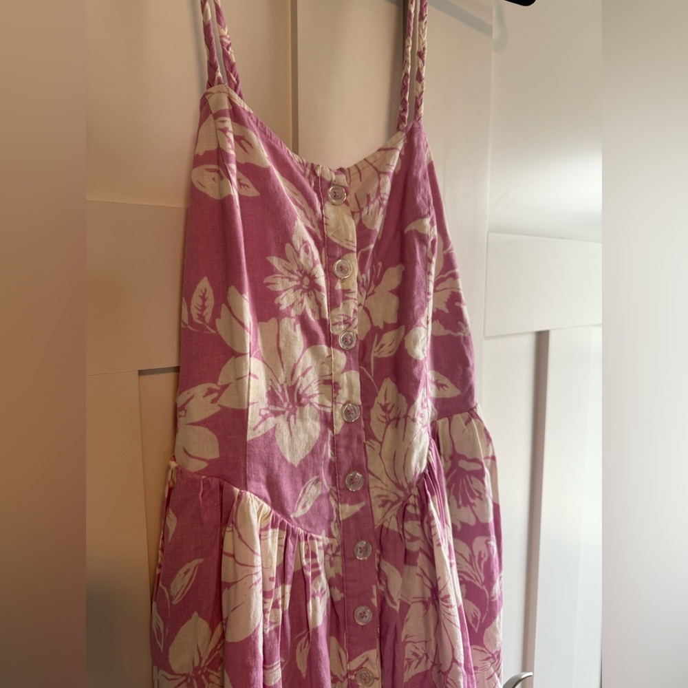 Free people NWT Floral midi dress size medium - Picture 3 of 15